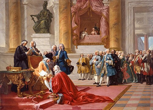 La Galaizière est créé chancelier par Stanislas, 1778, François-André Vincent