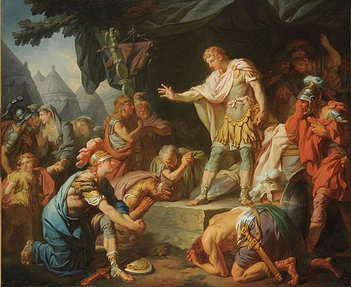 Germanicus apaise la sédition dans son camp, 1768, François-André Vincent