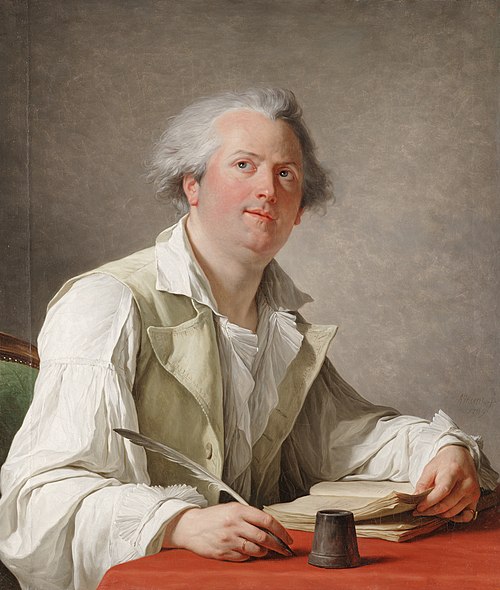 Portrait of Pierre-Jean-Baptiste Choudard (called Desforges), 1789, François-André Vincent