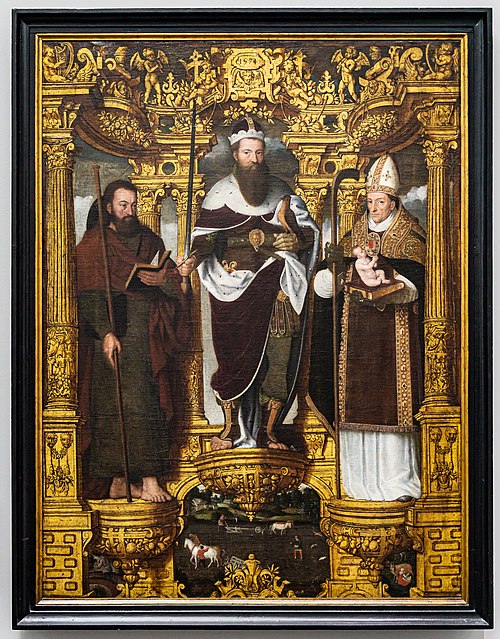 Les Saints patrons de la Gilde des fermiers, mar-, 1574, Pieter Claeissens II