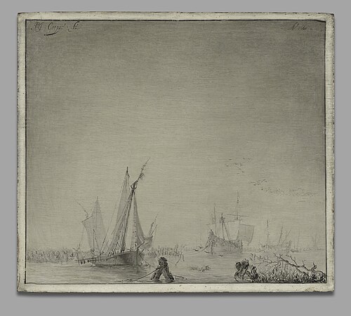 A Calm Sea, 1661, Pieter Coopse
