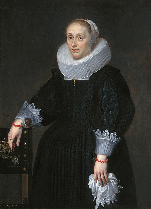 Portrait of a Flemish lady, 1650, Pieter Meert