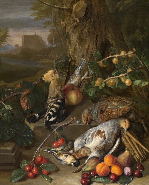 Still Life with Dead Game, 1734, Peter Snyers