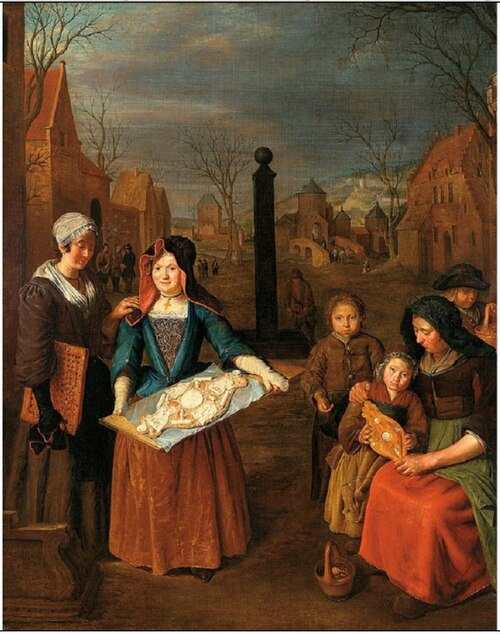 Aquarius (The Month of January), 1727, Peter Snyers