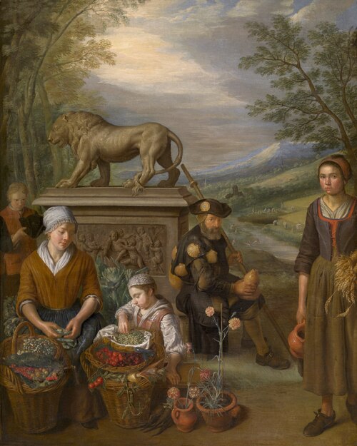 Leo (The Month of July), 1727, Peter Snyers