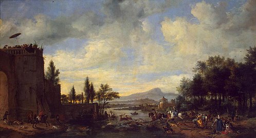 Deer Hunt, 1650, Pieter Wouwerman