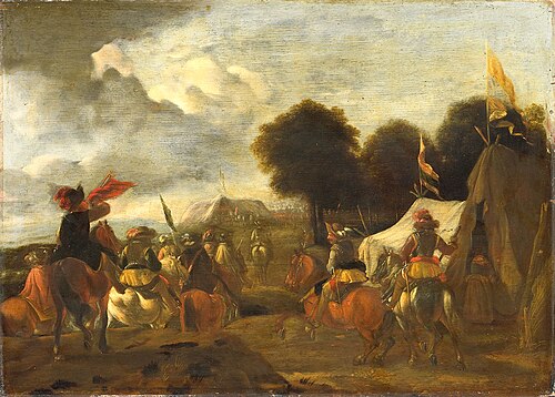 Legerkamp, 1645, Pieter Wouwerman