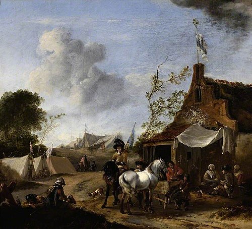 Encampment beside an ale-house, , Pieter Wouwerman