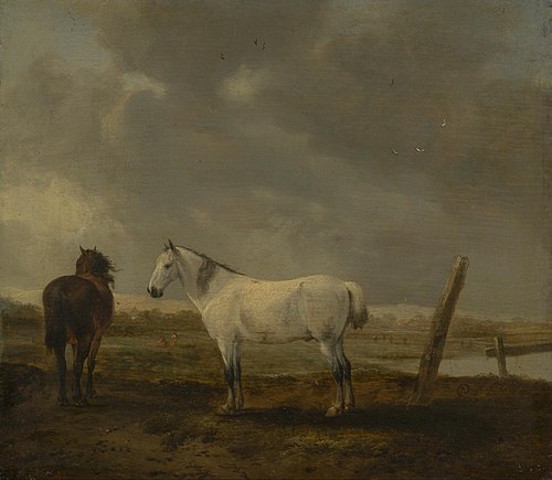 Horses in the Pasture, 1644, Pieter Wouwerman