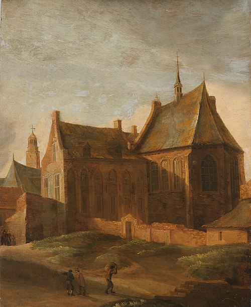 The convent of St. Agnes, Utrecht, 1650, Pieter des Ruelles