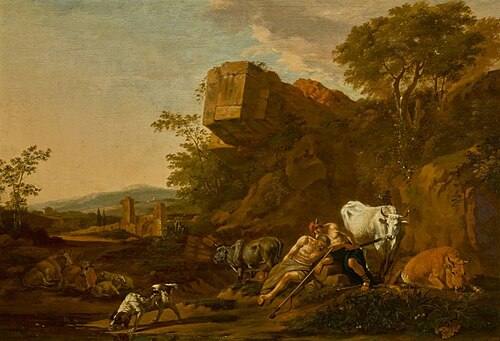 Mercury and Argus, , Pieter van der Leeuw