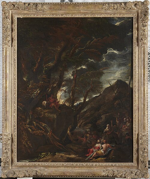 Saint John Preaching, , Pietro Montanini