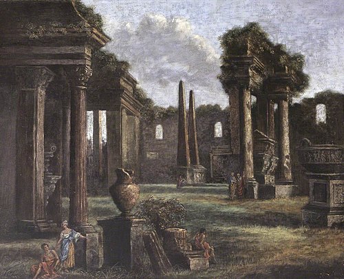 Capriccio of Roman Ruins at Bologna, 1771, Pietro Paltronieri