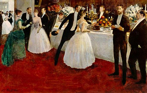 The Buffet, 1884, Jean-Louis Forain