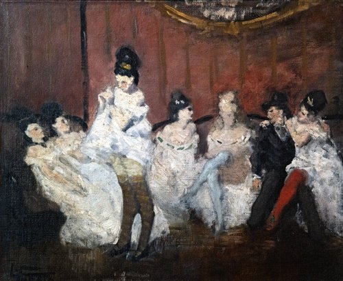 Le salon, , Jean-Louis Forain