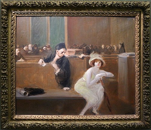 Scène de tribunal, , Jean-Louis Forain