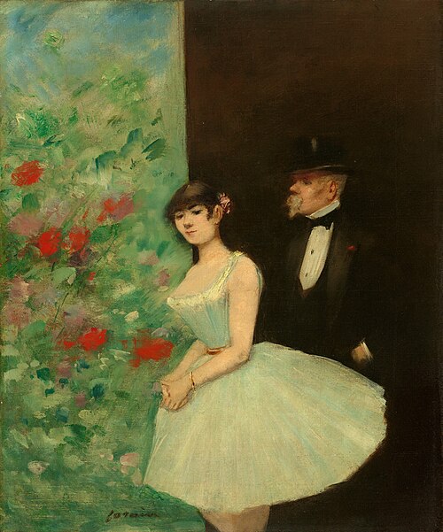 Behind the Scenes, 1880, Jean-Louis Forain