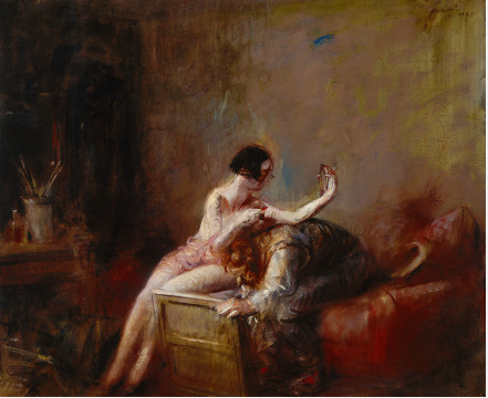 Artist and Model, 1925, Jean-Louis Forain