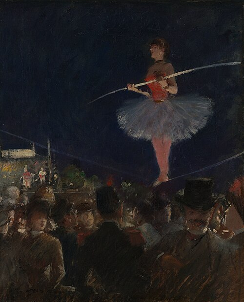 Tight-Rope Walker, 1885, Jean-Louis Forain