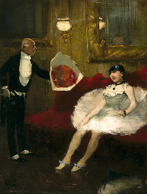 The Admirer, 1878, Jean-Louis Forain