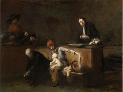 A Court Scene, 1901, Jean-Louis Forain