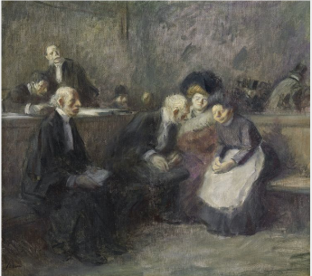 A Scene in the Law Courts, 1905, Jean-Louis Forain