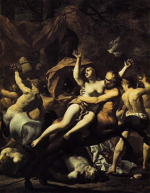 Battle of the Centaurs and Lapiths, 1667, Karel Dujardin