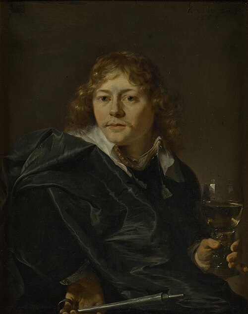 Young Man with a Rummer, 1664, Karel Dujardin