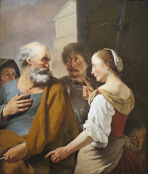 Denial of Peter, 1663, Karel Dujardin