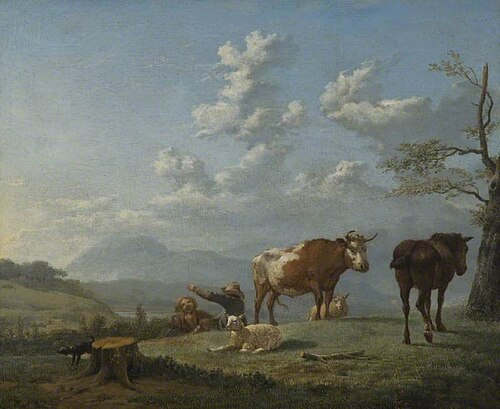 Pastoral Landscape, 1659, Karel Dujardin