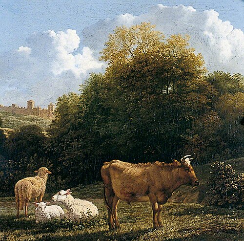Landscape with Cattle, 1655, Karel Dujardin
