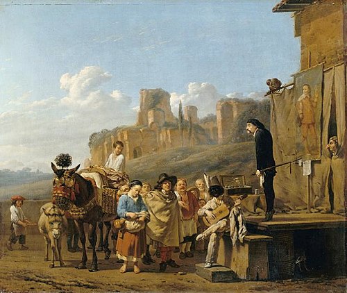 Les Charlatans italiens, 1657, Karel Dujardin