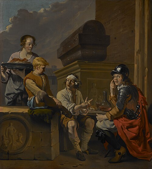 Tale of the Soldier, 1655, Karel Dujardin