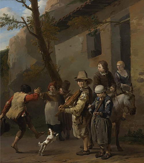 Travelling Musicians, 1660, Karel Dujardin