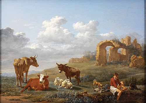 Landscape with Ruins, 1660, Karel Dujardin