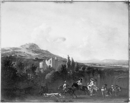 The Stag-Hunt, 1675, Karel Dujardin