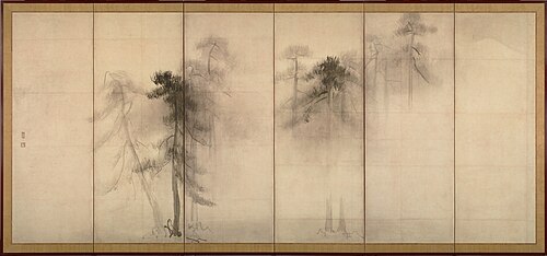 Pins, 1580, Hasegawa Tōhaku