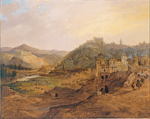 General View of Toledo from the Cross of the Canons, 1836, Jenaro Pérez Villaamil