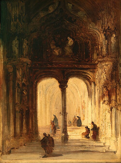 Interior de Iglesia, , Genaro Pérez Villaamil