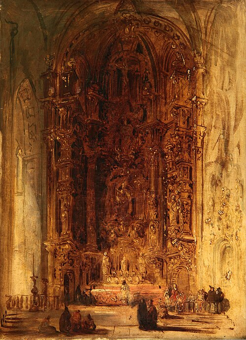 Interior de Iglesia, , Genaro Pérez Villaamil