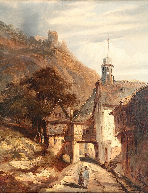 Paisaje de Normandia, 1842, Genaro Pérez Villaamil