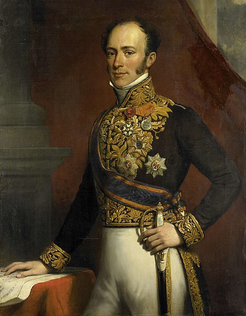 Portrait of Jan Jacob Rochussen, Governor-General of the Dutch East Indies, 1845, Nicolaas Pieneman