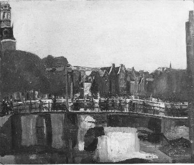 Amsterdams Stadsgezicht, 1915, Nicolaas Pieneman