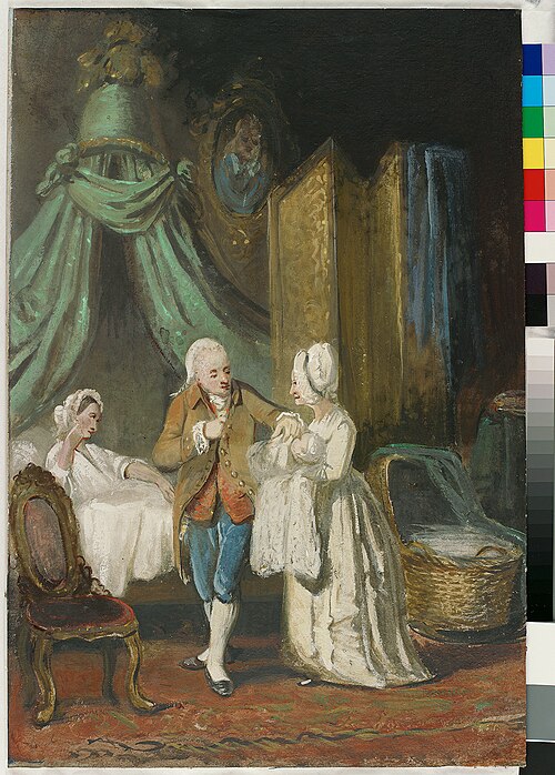 1793, stamhouder Wurfbain geboren, 1843, Nicolaas Pieneman