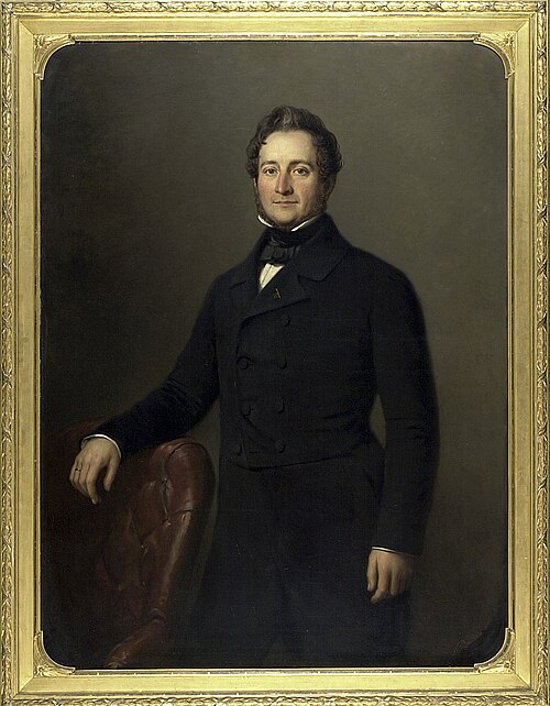 Portrait of Christiaan Willem Johan (1806-1872), Baron van Boetzelaer, 1855, Nicolaas Pieneman