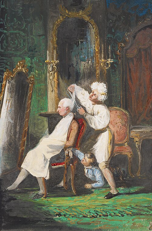 1810, Wurfbain verliest zijn koning, zijn staart en zijn duiten, 1843, Nicolaas Pieneman