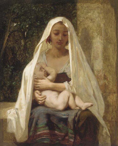Italian woman and child, 1863, Frederick Goodall