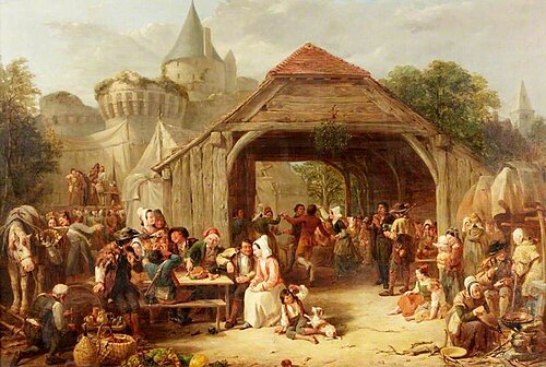 Merrymaking, 1841, Frederick Goodall