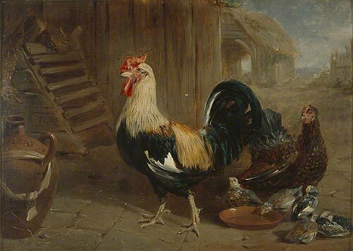 Poultry, 1842, Frederick Goodall