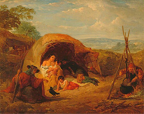 Gypsy Encampment, 1848, Frederick Goodall